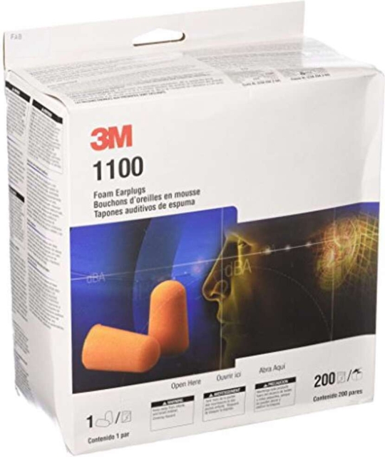 3M 1100 öronproppar, 200 par