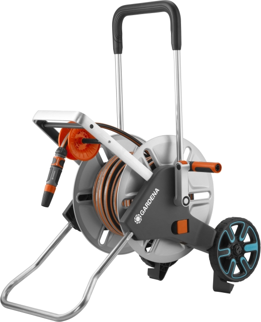 GARDENA CleverRoll M Easy slangvagn i metall, 25 m flexslang