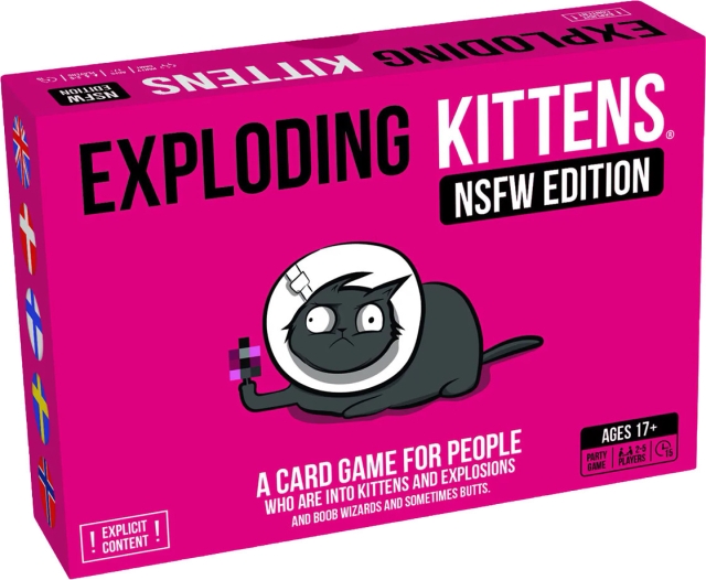 Exploding Kittens NSFW ed. Nordiskt kortspel