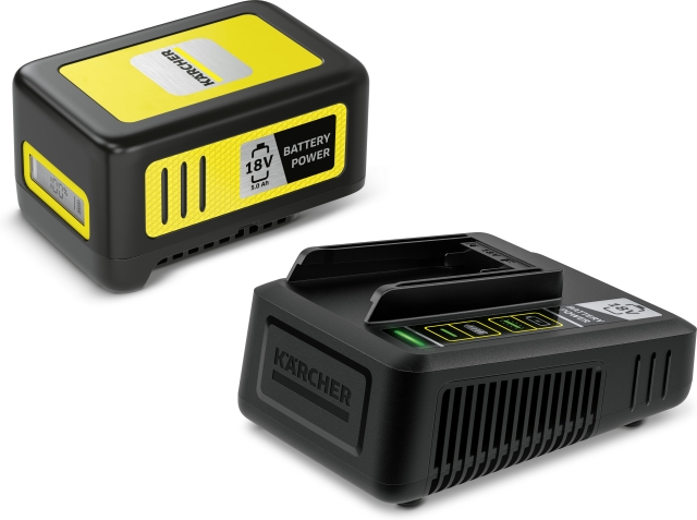Kärcher Battery Power 18 V batteri och snabbladdare, 5,0 Ah