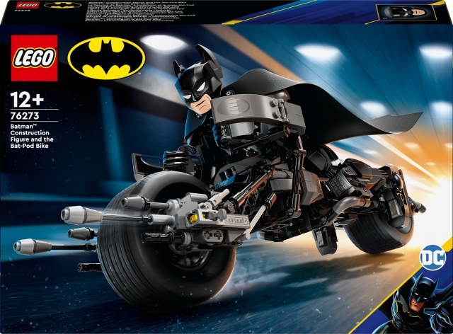 LEGO Super Heroes DC 76273 - Byggbar Batman™-figur och Batpod-hjul