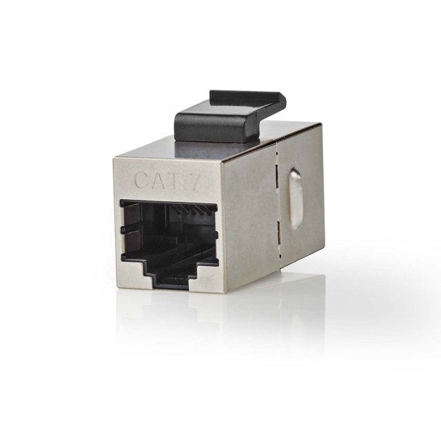 Nedis Nätverkskoppling | CAT6a / CAT7 | Skärmad | RJ45 Hona | RJ45 Hona | Rak | Metall | Låda