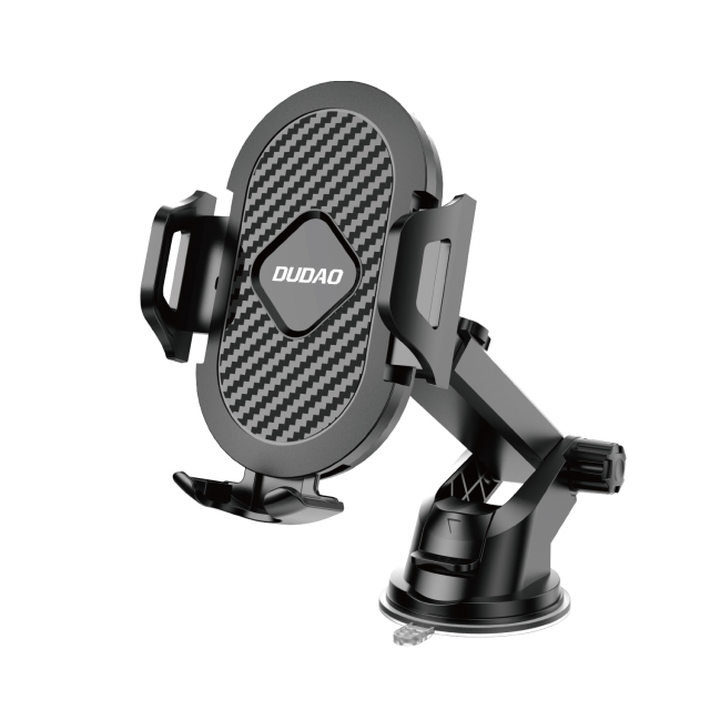 Dudao F2S Upgrade foldable suction cup phone holder Black