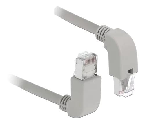 DeLOCK Network cable RJ45 Cat.5e SF / UTP angled 2m