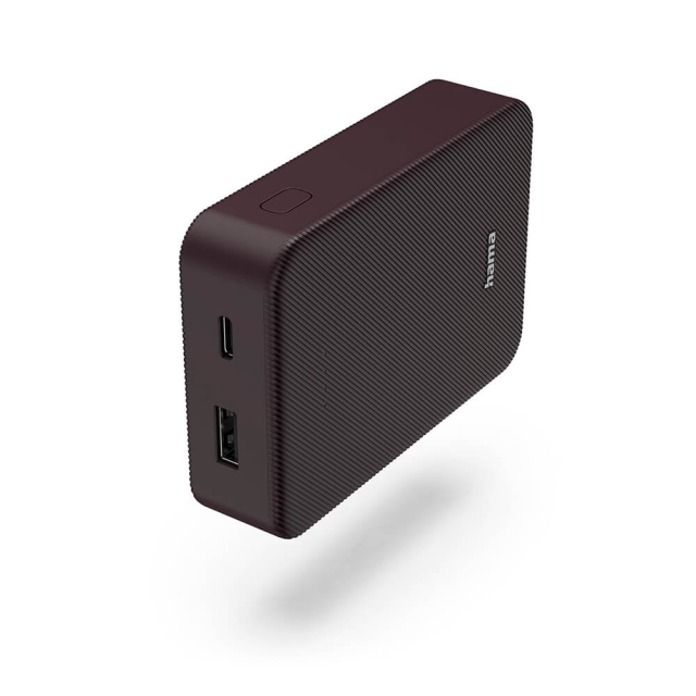Hama Powerbank Colour 10 10000mAh USB-C+USB-A Plum