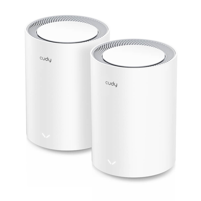 CUDY Mesh Solution M3000 2-pack AX3000 Gigabit Wi-Fi 6 2.5G Vit