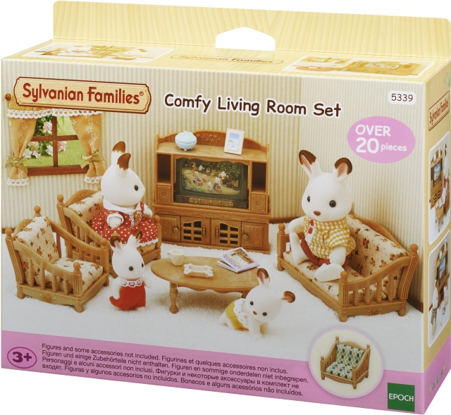 Sylvanian Families Vardagsrum i lantlig stil