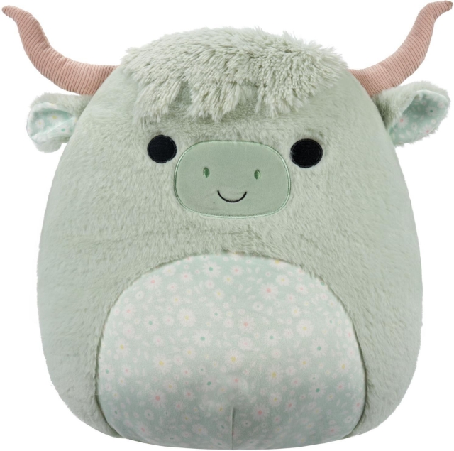 Squishmallows P18 Fuzz A Mallows Iver Highland Cow - plyschleksak, 40 cm