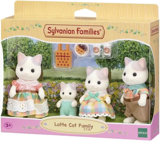 Sylvanian Families Familjen med lattekatten