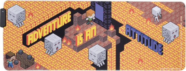 Paladone Minecraft upplyst musmatta, 800 x 300 mm