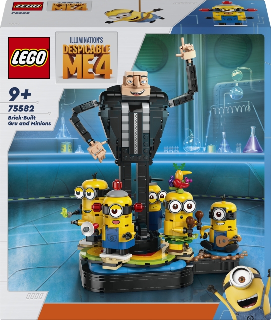 LEGO Minions 75582 - Gru och minionerna byggbara med klossar