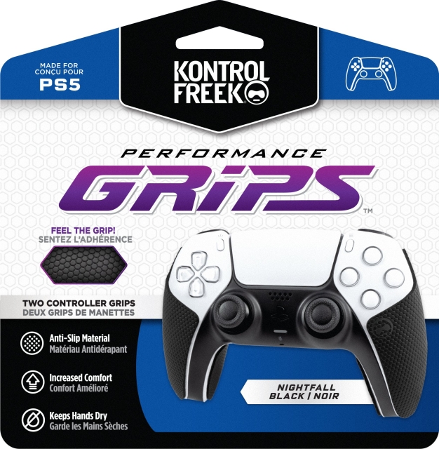 KontrolFreek Performance Grips, svart (PS5)
