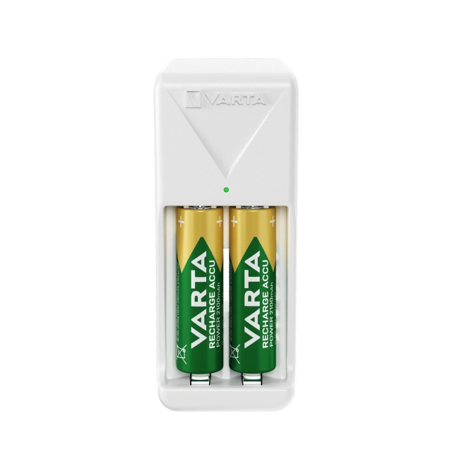 Varta Mini-laddare, innehåller 2x AA 2100 mAh