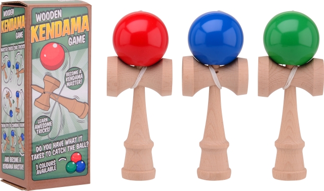 Techwo Kendama-spel i trä, sortiment