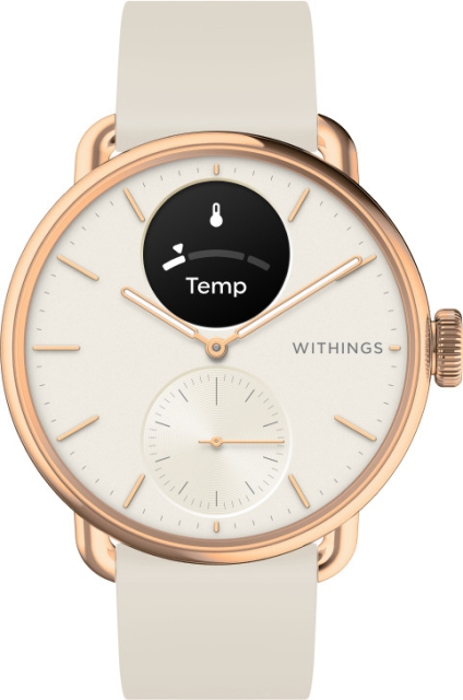Withings Scanwatch 2 smartklocka, 38 mm, roséguld