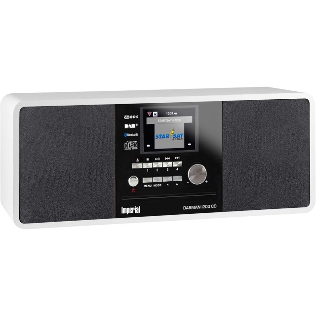 imperial DABMAN i200 CD Multifunktionsradio DAB+ / FM / Internet / Bluetooth Vit