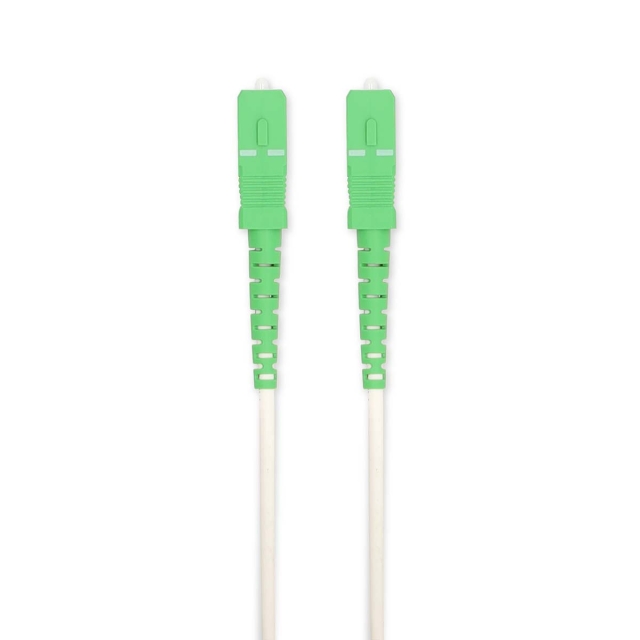 Nedis Patchkabel av glasfiber | SMF (Single Mode Phase) | SC/APC | SC/APC | 100 Gbps | 6.00 m | Vit | Gift Box with Euro Lock