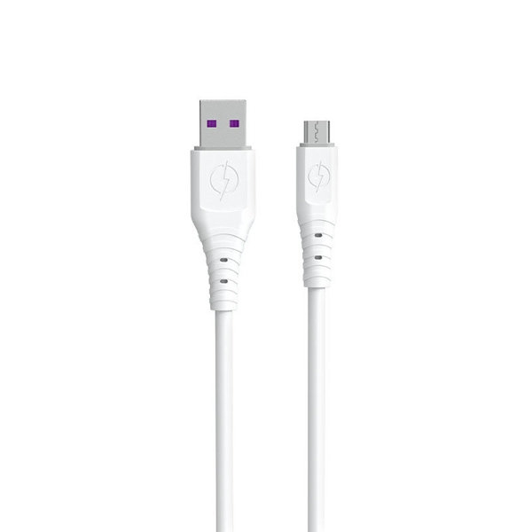 Dudao TGL3M USB-A till USB Micro-kabel 1m vit