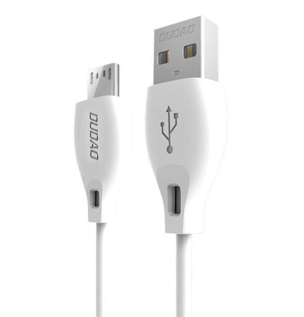Dudao L4M USB-A till USB-Micro 2m vit