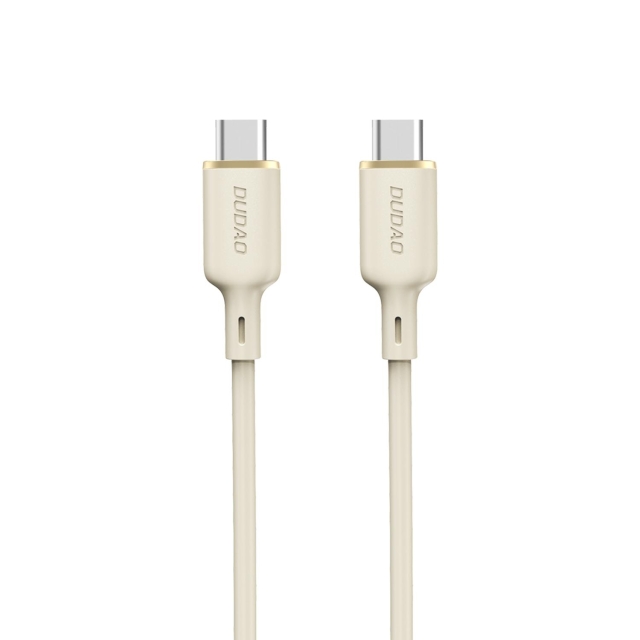 Dudao L7SCC USB-C till USB-C-kabel 100W 1m Vit