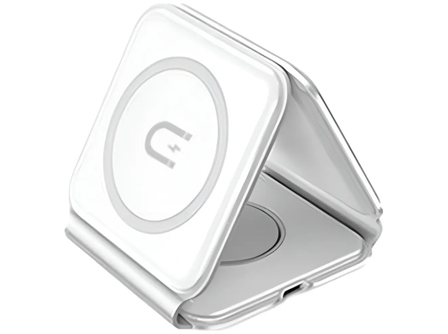 Dudao 3-i-1 snabbladdare Dudao A11N 15W - vit