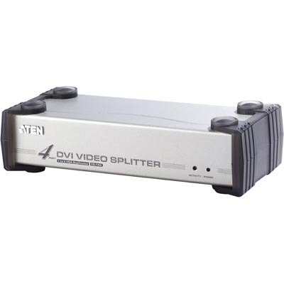 ATEN VS-164 DVI splitter/splitter, 1 > 4, DVI-I Single Link + ljud