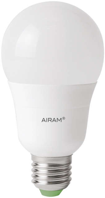 Airam LED frostad glödlampa, E27, 4000K, 810 lm, opal