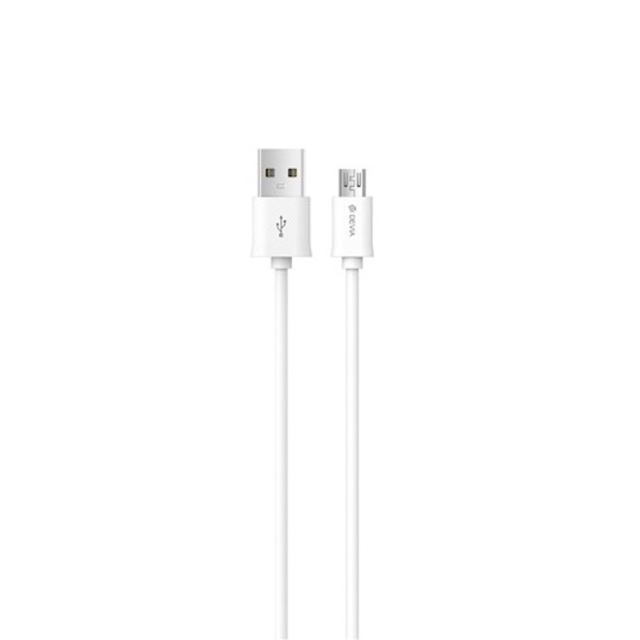 Devia kabel Smart EC081 USB - MicroUSB 1,0 m 2,1A vit
