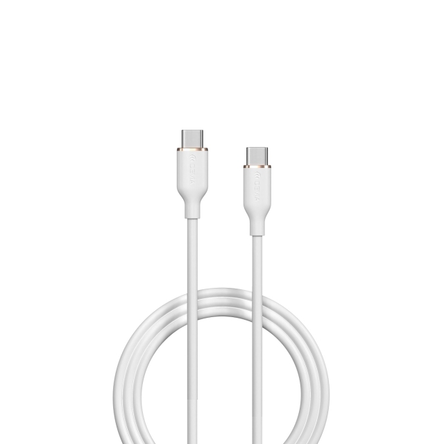 Devia kabel Jelly EC632 USB-C - USB-C 1,2 m 60W 3A vit