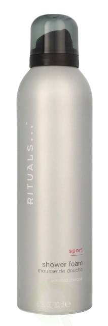 Rituals Sport Shower Foam 200 ml Activated Charcoal
