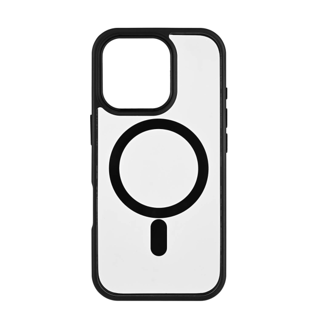 Onsala Mobilskal Bumper MagSeries Black & Clear - iPhone 16 Pro