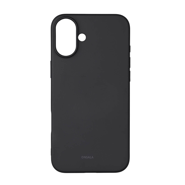 Onsala Mobilskal med Silikonkänsla Black - iPhone 16 Plus