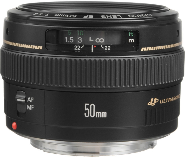 Canon EF 50mm f/1,4 USM normalobjektiv