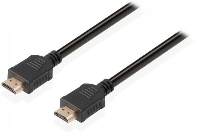 Cablexpert HDMI High Speed med Ethernet-kabel, 3 m, svart