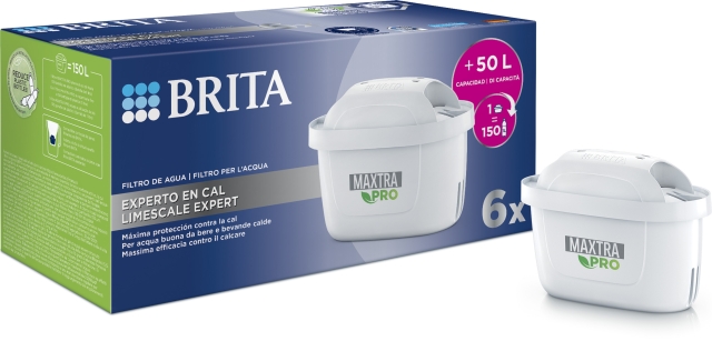 BRITA Maxtra Pro Kalkfilter för avkalkning, 6 st