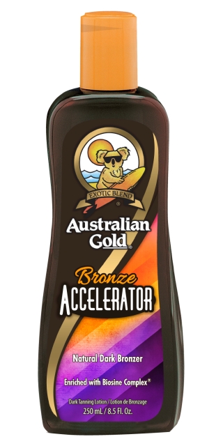 Australian Gold Bronze Accelerator Mörk solskyddslotion 250 ml