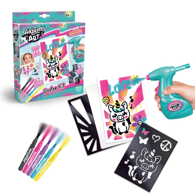 Airbrush Plush Airbrush Art - Mini Poster Kit (11015)