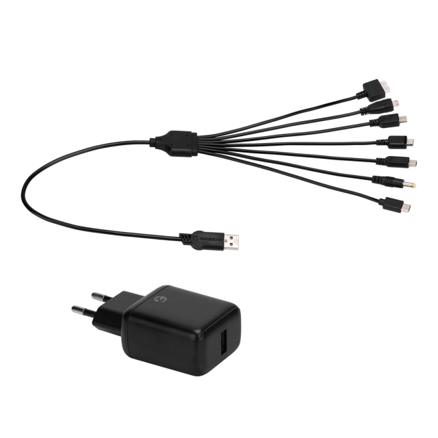 EgoGear 7-i-1-kabel SCH7 AC-adapter för Retrokonsoler