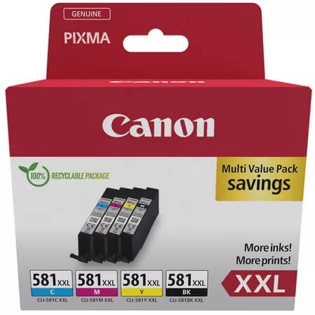 Canon Bläck 1998C007 CLI-581XXL Multipack