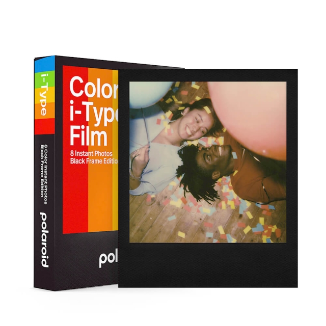 Polaroid Färgfilm i-Type Svart Ram