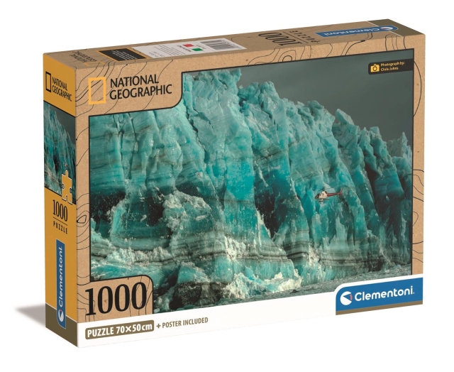 Clementoni 1000 st CB High Quality Collection National Geographics Hubbard Glacier