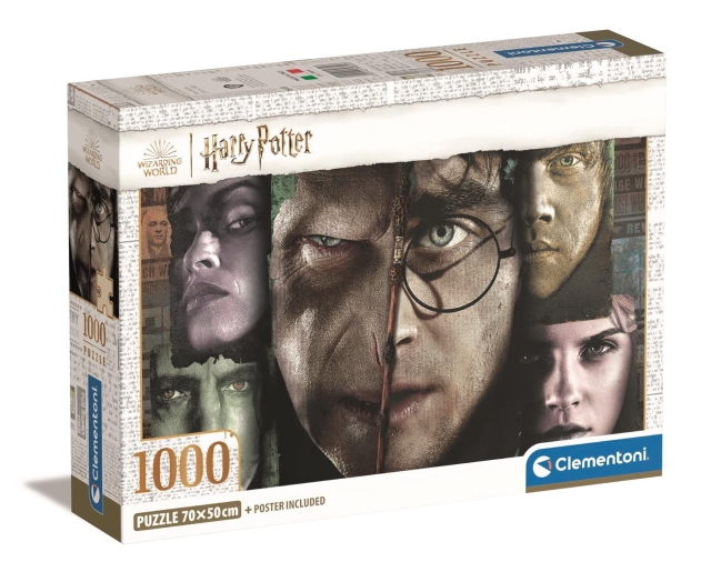 Clementoni 1000 st CB High Quality Collection Harry Potter ansikte