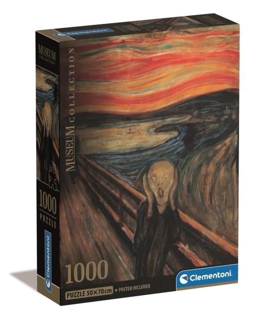 "Clementoni 1000 st CB Museum Collection Munch """"Skriet"""""