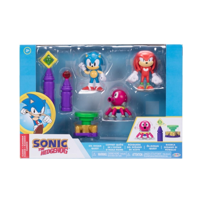 JAKKS Pacific Sonic the Hedgehog 2,5 tums dioramauppsättning Olja Ocean