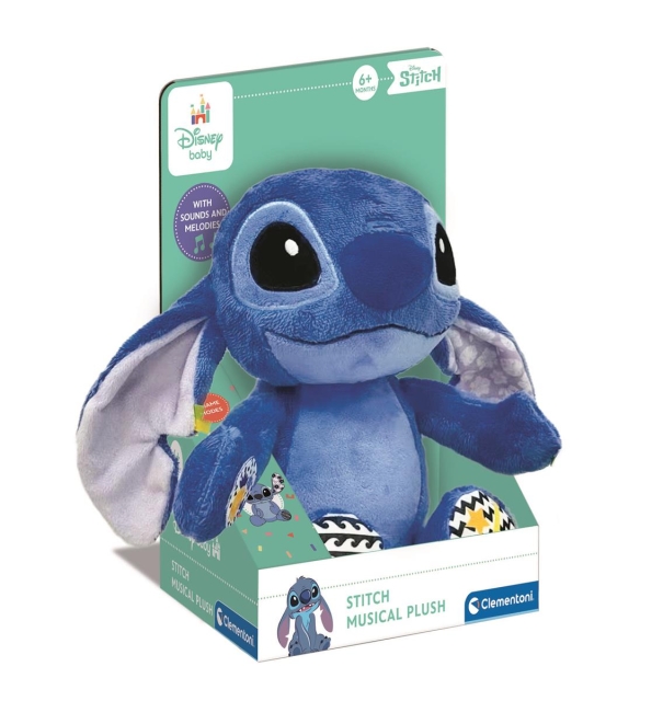 Clementoni Disney Baby Stitch musikalisk plysch