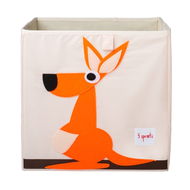 3 Sprouts Förvaringslåda - Orange Kangaroo