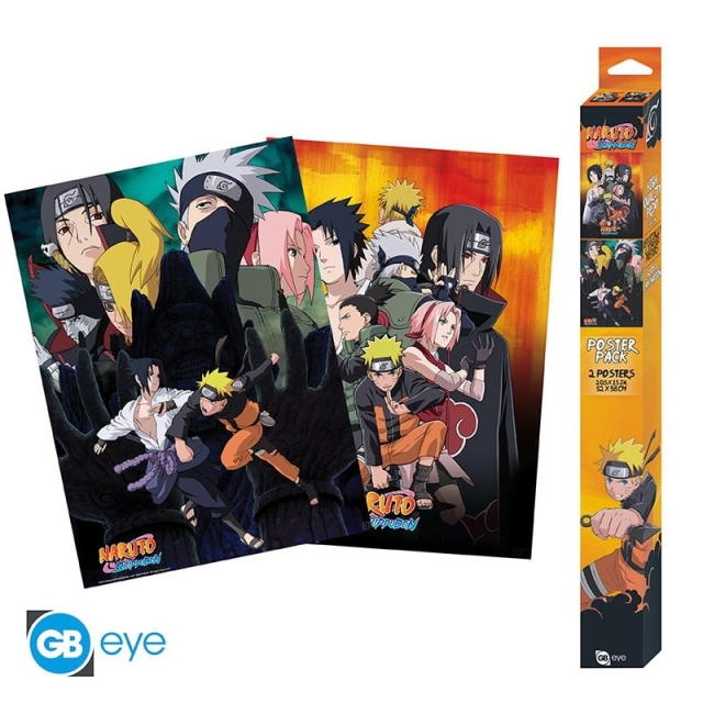Abysse NARUTO SHIPPUDEN - Set 2 Affischer - Ninjas (52x38)