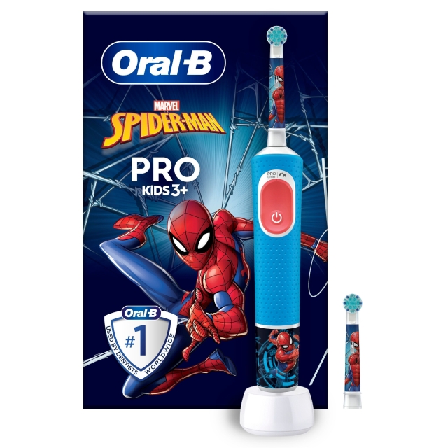 Oral B Vitality Pro Kids Spiderman elektrisk tandborste HBOX