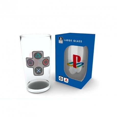 Abysse PLAYSTATION - Stort glas - 400ml - Knappar - låda