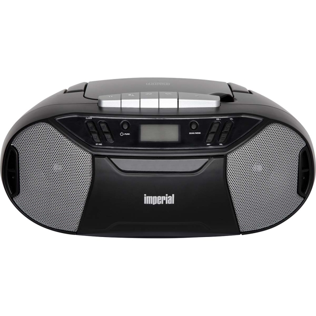 imperial PBB 1 Compacte portabel boombox med CD-spelare, kassettdäck och FM-radio